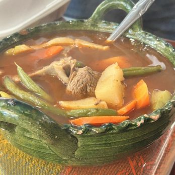 Lindo Oaxaca - Caldo De Res Rojo - Mexican Near Me - Los Angeles, California