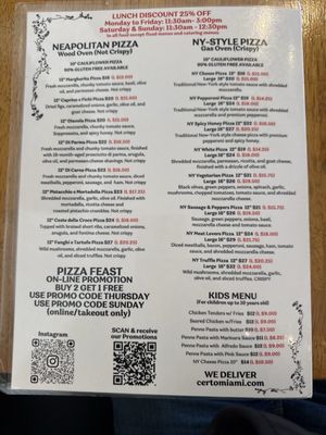 Menu photo 7 Certo Italian Restaurant Miami, FL Menu photo 7 Certo Italian Restaurant Miami, FL