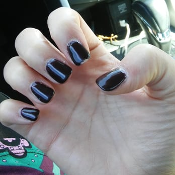 Ivy Nails - Suppose to be a full set with gel polish - Nail Salons Near Me - Denver, Colorado