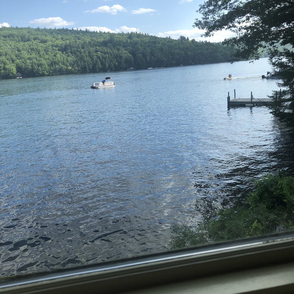 Walter's Basin - View from our table. - American Near Me - Holderness, New Hampshire Walter's Basin - View from our table. - American Near Me - Holderness, New Hampshire