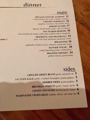 Menu photo 3 Cipollina Austin, TX