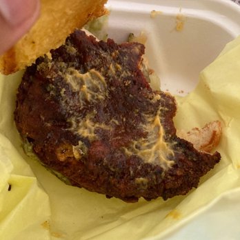 Mother Clucker - Spicy chicken sandwich (had to add guacamole for some taste) - Food Delivery Services Near Me - Rancho Cucamonga, California Mother Clucker - Spicy chicken sandwich (had to add guacamole for some taste) - Food Delivery Services Near Me - Rancho Cucamonga, California