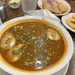 Caldo de salchicha.