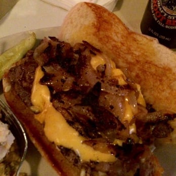 Dots Back Inn - Philly Cheesesteak with onions and mushrooms. Not a very big serving, but enough. - Diners Near Me - Richmond, Virginia