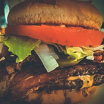 Mary Lou's Bar & Grill - a burger with meat and vegetables - Bars Near Me - Cedar Falls, Iowa Mary Lou's Bar & Grill - a burger with meat and vegetables - Bars Near Me - Cedar Falls, Iowa