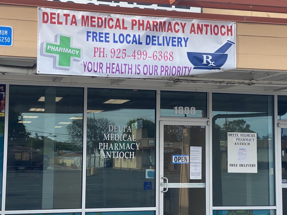 DELTA MEDICAL PHARMACY ANTIOCH Updated July 2024 1888 A St, Antioch, California Pharmacy