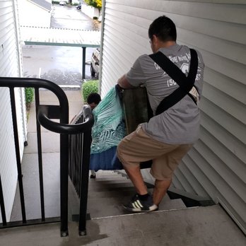 Columbia River Moving and Delivery - Careful down the stairs! - Movers Near Me