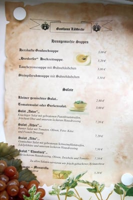 Menu photo 6 Gasthaus Lüddecke Cremlingen, NI