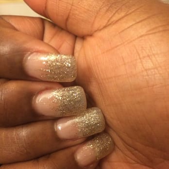 Tip Top Nail Bar - Gold gel glitter ombre - Nail Salons Near Me - Tustin, California Tip Top Nail Bar - Gold gel glitter ombre - Nail Salons Near Me - Tustin, California