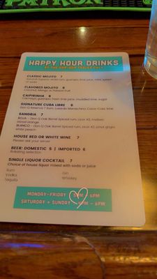 Menu photo 5 Cuba Libre Restaurant & Rum Bar Orlando, FL