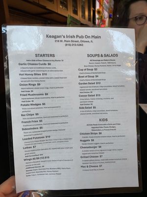 Menu photo 4 Keagan’s Irish Pub Ottawa, IL