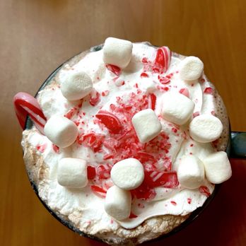 First Brewed - Candy Cane Hot Cocoa - Coffee & Tea Near Me - Dubuque, Iowa First Brewed - Candy Cane Hot Cocoa - Coffee & Tea Near Me - Dubuque, Iowa