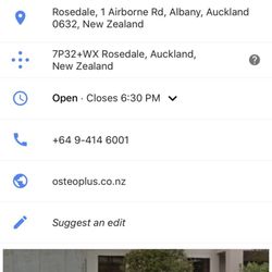 Osteoplus - Location and office hours