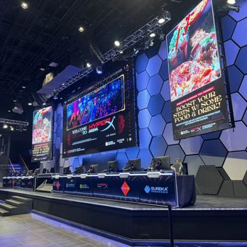 HyperX Arena Las Vegas - The main stage of the arena. - LAN Centers Near Me - Las Vegas, Nevada