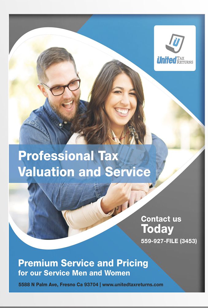 UNITED TAX RETURNS Updated October 2024 5588 N Palm Ave, Fresno