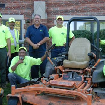 JP's Landscaping - a group of men in yellow shirts - Landscaping Near Me - Elmhurst, Illinois