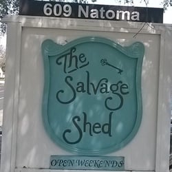 The Salvage Shed sign