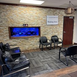 Fast Track Urgent Care - Welcoming waiting area with comfortable seating and calming design elements.