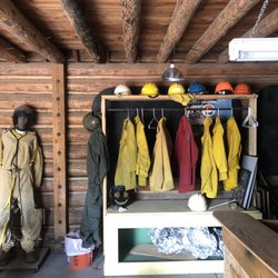 Yellowstone Historic Center - Inside smokejumpers cabin across from visitor center