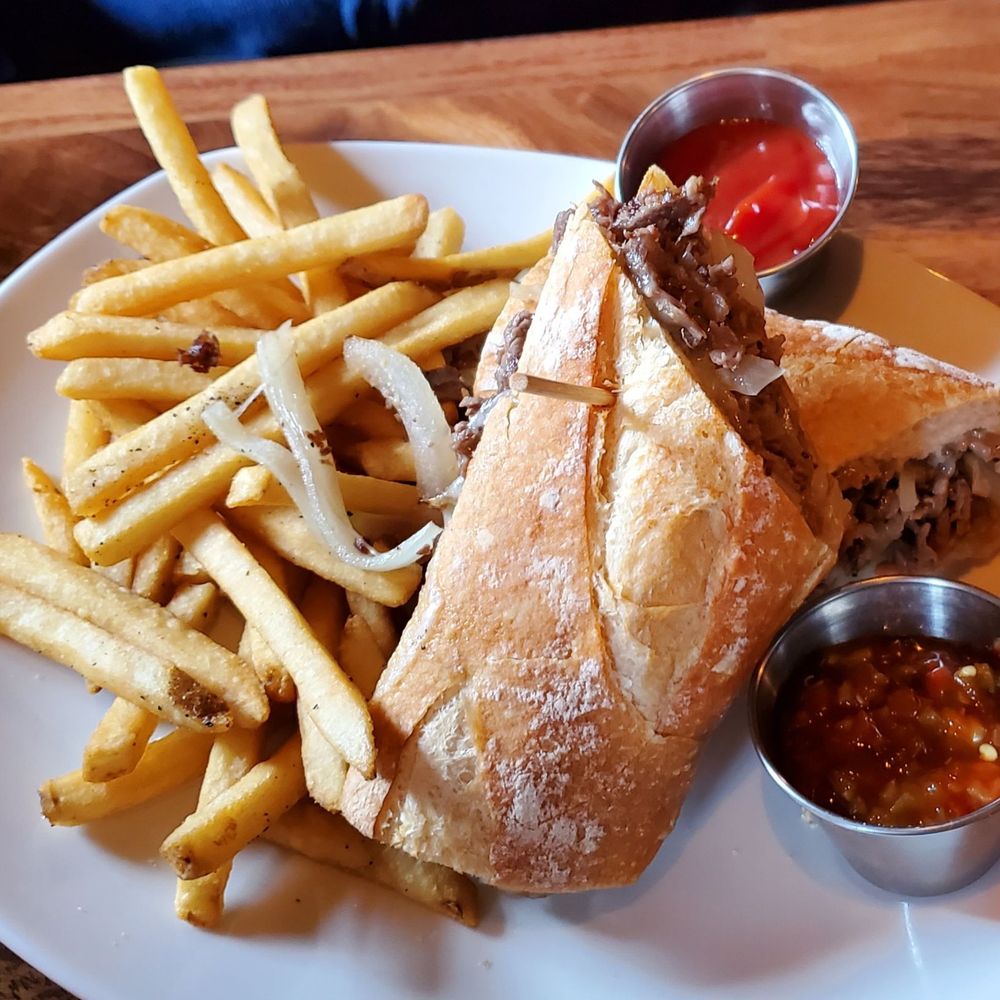 The Blue Door Restaurant - Shaved steak sandwich - Steakhouses Near Me - Salt Point, New York The Blue Door Restaurant - Shaved steak sandwich - Steakhouses Near Me - Salt Point, New York