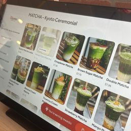 Kiosk Menu