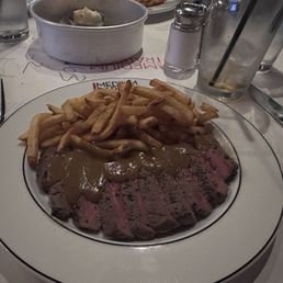 steak frites, 35$. a bargin these days steak frites, 35$. a bargin these days