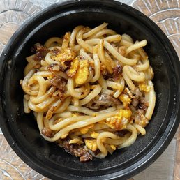 Fried Udon with beef