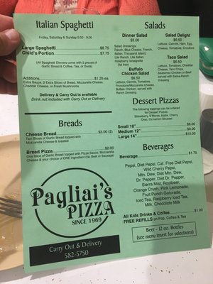 Menu photo 2 Pagliai's Pizza Maryville, MO Menu photo 2 Pagliai's Pizza Maryville, MO