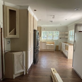 RDZ  Carpentry - Small kitchen remodel in Houston. With a built in pantry since older home didn't have any pantry for storage. - Cabinetry Near Me
