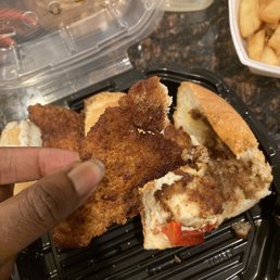 Crispy fresh moist chicken. Yum! Crispy fresh moist chicken. Yum!