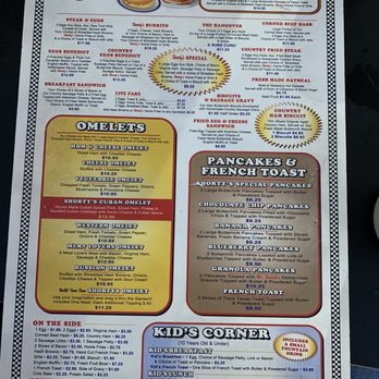 Shorty's Diner - Menu - Diners Near Me - Williamsburg, Virginia Shorty's Diner - Menu - Diners Near Me - Williamsburg, Virginia