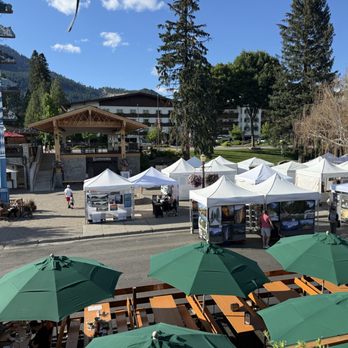 Colchuck's - View from the balcony at ColChuck's - German Near Me - Leavenworth, Washington