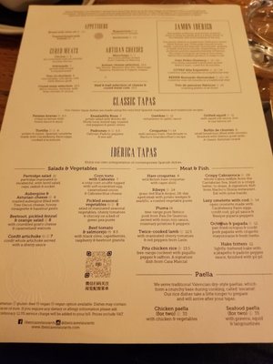 Menu photo 1 Iberica London, XGL Menu photo 1 Iberica London, XGL