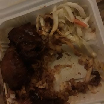 Tropical Jerk - My child had to settle for my $18. Stew chicken and White Rice. - Caribbean Near Me - Uniondale, New York Tropical Jerk - My child had to settle for my $18. Stew chicken and White Rice. - Caribbean Near Me - Uniondale, New York