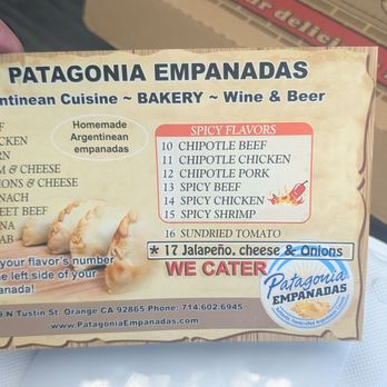 Patagonia Empanadas - Empanadas Near Me - Orange, California Patagonia Empanadas - Empanadas Near Me - Orange, California