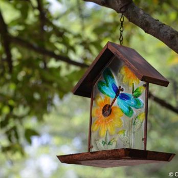 Stain Glass Bird Feeder Yelp