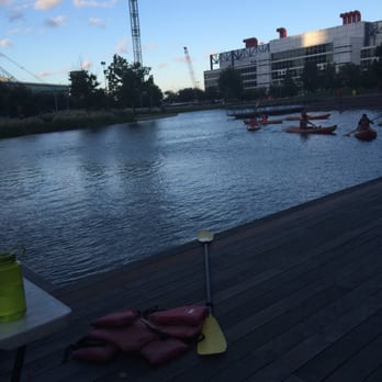 Discovery Green - And they're off! So excited to see Kayak Polo at 7:30pm! - Parks Near Me - Houston, Texas Discovery Green - And they're off! So excited to see Kayak Polo at 7:30pm! - Parks Near Me - Houston, Texas