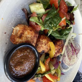 Azure - Chicken kebab lunch - Modern European Near Me - Brooklyn, New York