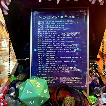 Elixir Tea Bar - Props and calendar for the secret society? - Bubble Tea Near Me - Costa Mesa, California