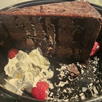 Pietros - Rich Gooey Chocolate Cake - major yum! - Italian Near Me - New York, New York Pietros - Rich Gooey Chocolate Cake - major yum! - Italian Near Me - New York, New York