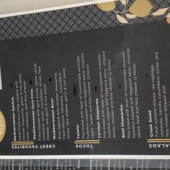 Crest Cafe - Mediterranean Near Me - Elk Grove, California