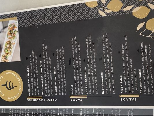 Menu photo 4 Crest Cafe Elk Grove, CA