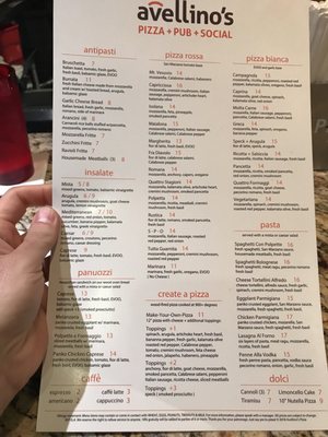 Menu photo 2 Avellino's Atlanta, GA