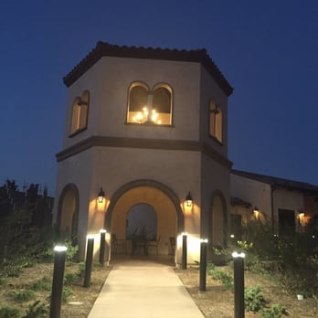 Fazeli Cellars Winery - An archway and sitting area. - Wineries Near Me - Temecula, California