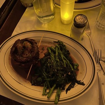 Elysian Cafe - a plate of meat and vegetables - New American Near Me - Hoboken, New Jersey
