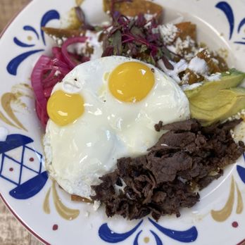 Sunny's Cafe - Chilaquiles with steak - Breakfast & Brunch Near Me - Rancho Cucamonga, California Sunny's Cafe - Chilaquiles with steak - Breakfast & Brunch Near Me - Rancho Cucamonga, California