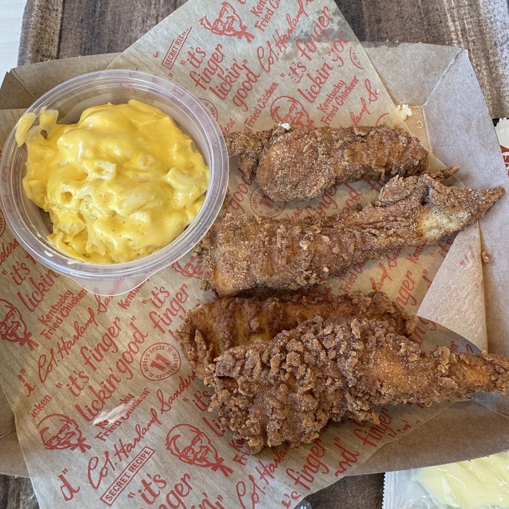 KFC - Mummy strips with Mack and cheese - Chicken Wings Near Me - Bend, Oregon KFC - Mummy strips with Mack and cheese - Chicken Wings Near Me - Bend, Oregon
