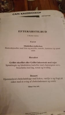 Menu photo 1 Café Kaleidoskop Frederiksberg, 