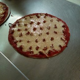 Thin Sausage Pizza