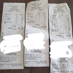 March Lane 76 - 3 recipes, 3 different cashier, 3 different prices. All the same product.